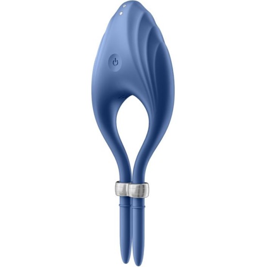 Satisfyer Vibrating Penis Ring Duelist Blue