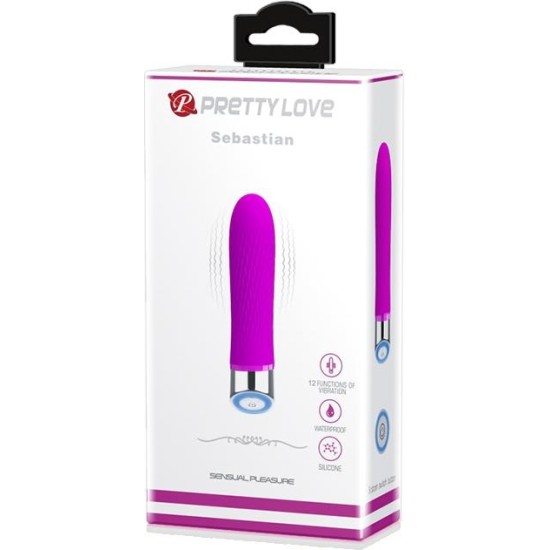 Prettylove Vibe Sebastian Silicone Purple