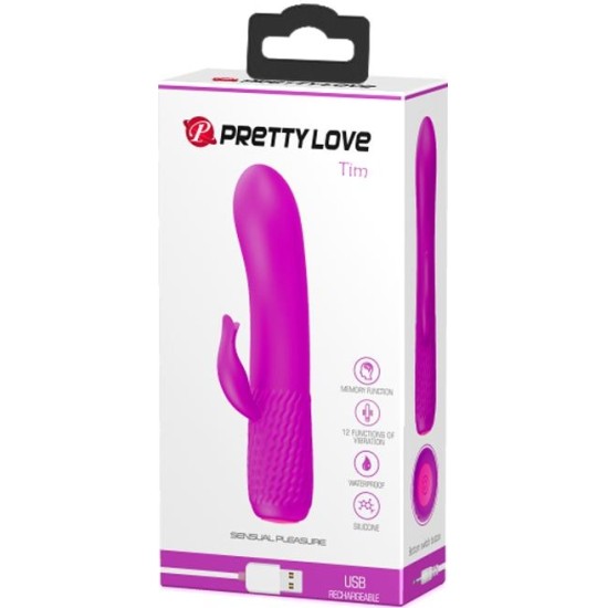 Prettylove Vibe Tim USB Silicone Purple