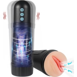 Juicy Lamour Locker Masturbator with Vibrating and Sucking Efect