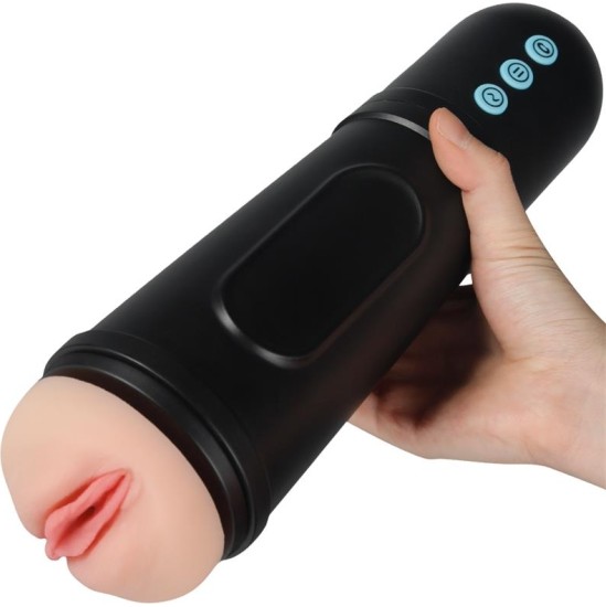 Juicy Lamour Locker Masturbator with Vibrating and Sucking Efect