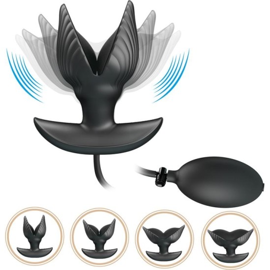 Prettylove Manson Inflatable Butt Plug with Vibration