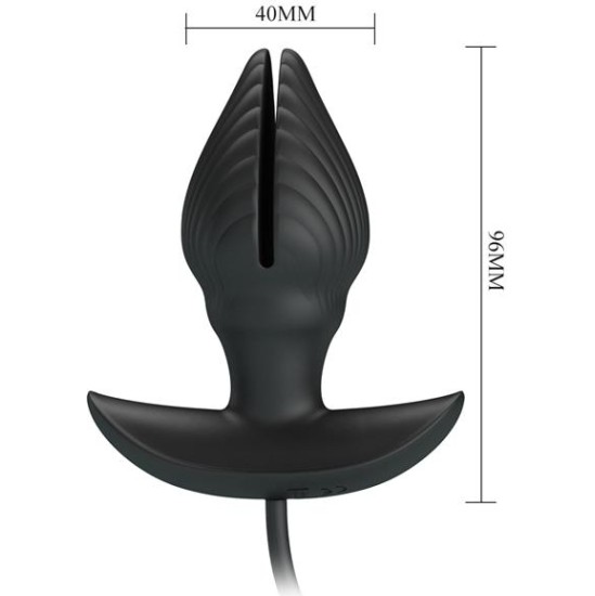 Prettylove Manson Inflatable Butt Plug with Vibration