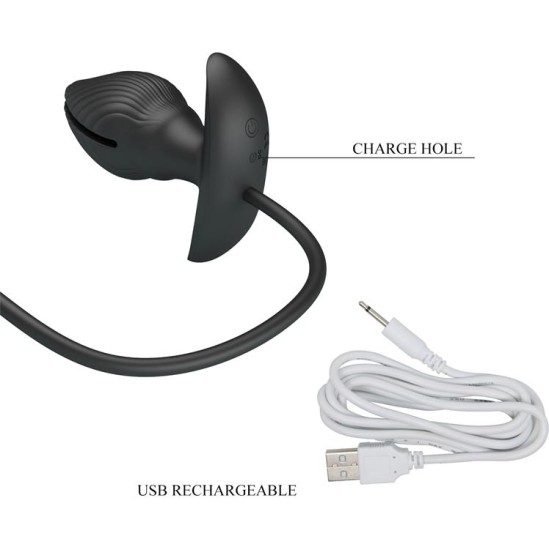 Prettylove Manson Inflatable Butt Plug with Vibration