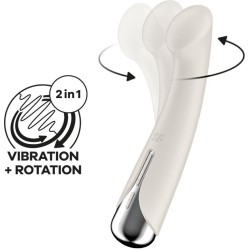 Satisfyer Spinning G-Spot 1 Vibe and Rotator Beige