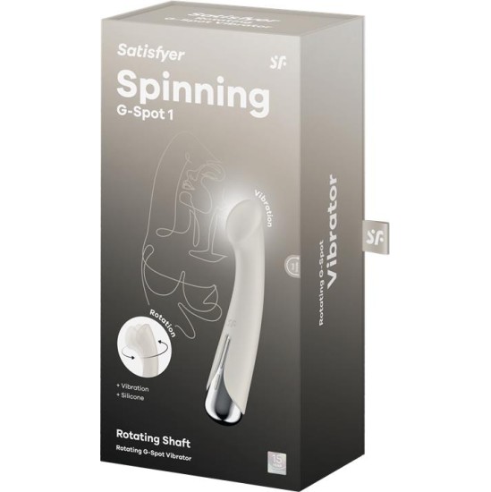 Satisfyer Spinning G-Spot 1 Vibe and Rotator Beige