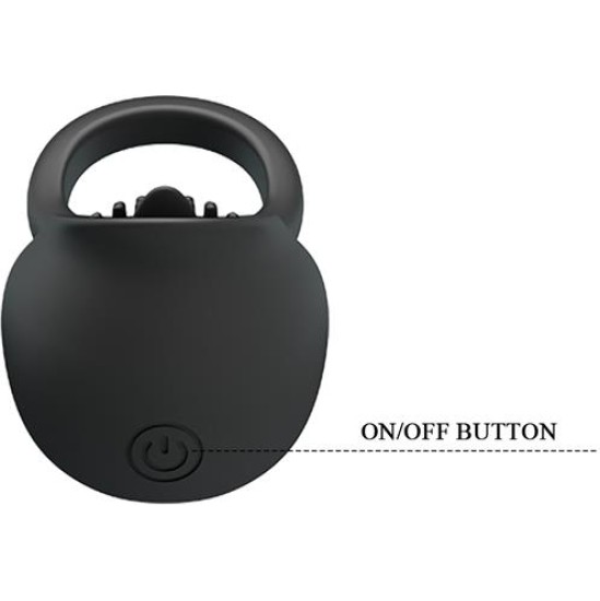 Prettylove Cock Ring Shaking II with Licking Function