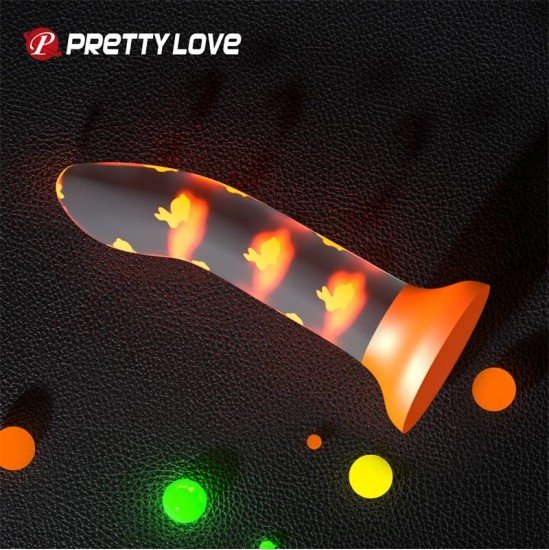 Prettylove Glows in the dark Dildo Magical Nightfall