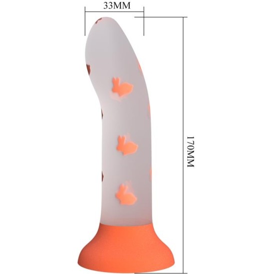 Prettylove Glows in the dark Dildo Magical Nightfall
