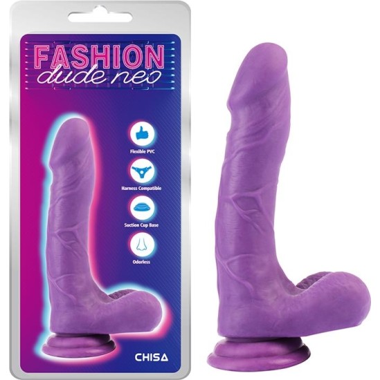 Chisa Dual Density Dildo Purple 8