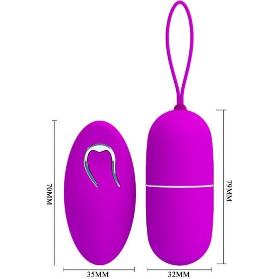 Prettylove Vibrating Egg Arvin Purple