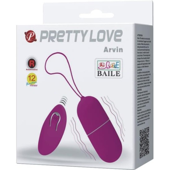 Prettylove Vibrating Egg Arvin Purple