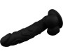 Chisa Dildo Labour 8 Liquid Silicone Black