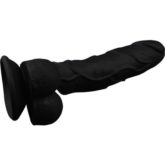 Chisa Dildo Labour 8 Liquid Silicone Black