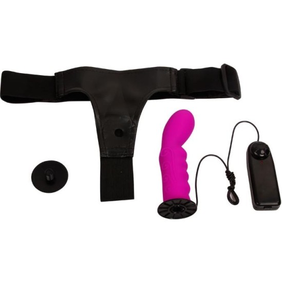 Baile Strap-on with Dildo Purple 15.5 cm