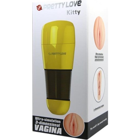 Prettylove Masturbator Kitty Golden Vagina