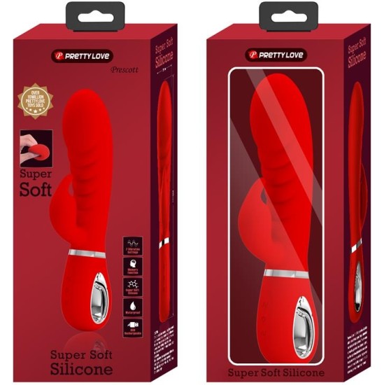 Prettylove Prescott G-Spot Vibrator Red