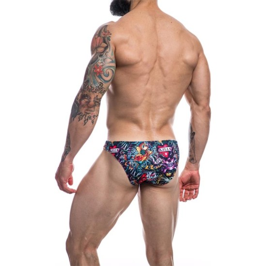 Cut4Men Low Rise Bikini Brief Provocative Tattoo