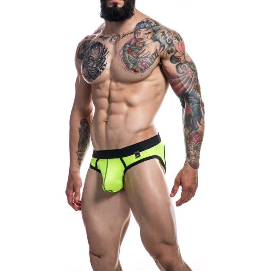 Cut4Men Jockair Provocative Neon Lime