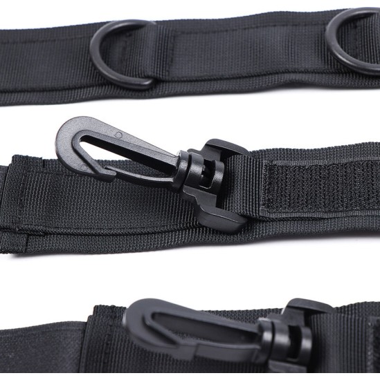 Ohmama Fetish NYLON HANDCUFFS AND COLLAR