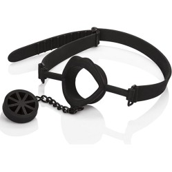 Calexotics SCANDAL GAG WITH BLACK SILICONE PLUG