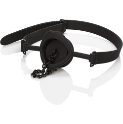 Calexotics SCANDAL GAG WITH BLACK SILICONE PLUG
