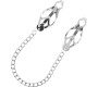 Darkness Bondage DARKNESS - METAL NIPPLE CLAMP WITH CHAIN