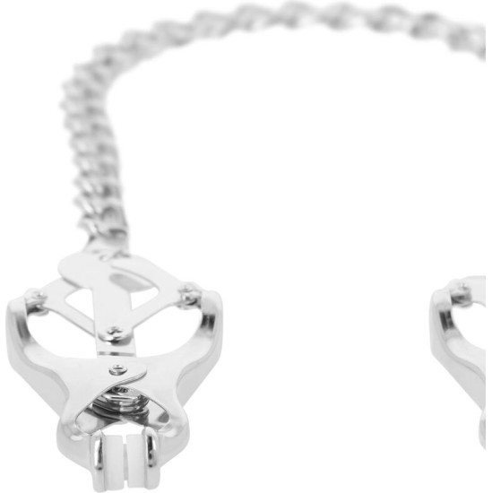 Darkness Bondage DARKNESS - METAL NIPPLE CLAMP WITH CHAIN