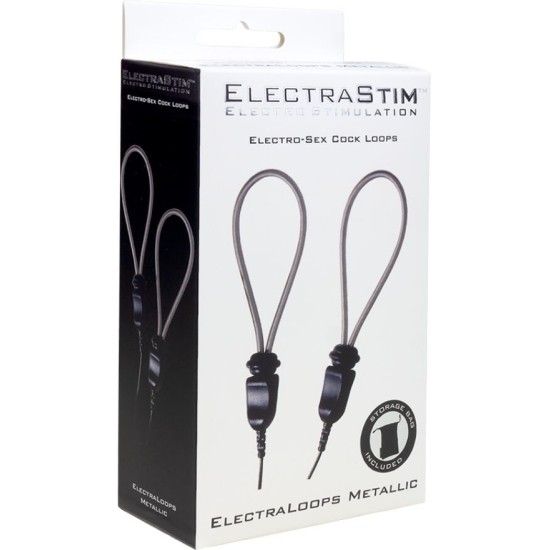 Electrastim ELECTRALOOPS E-STIM ADJUSTABLE METAL PENIS RINGS