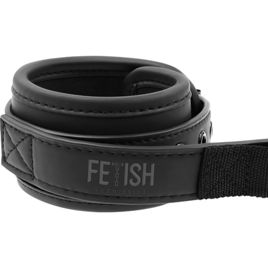 Fetish Submissive Bondage FETISH SUBMISSIVE - NOPRENE LINING HANDCUFFS WITH HANDLE