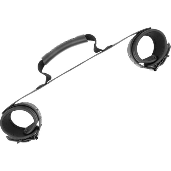 Fetish Submissive Bondage FETISH SUBMISSIVE - NOPRENE LINING HANDCUFFS WITH HANDLE