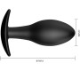 Pretty Love Bottom PRETTY LOVE - ANAL PLUG SILICONE ANCHOR 8.5 CM BLACK