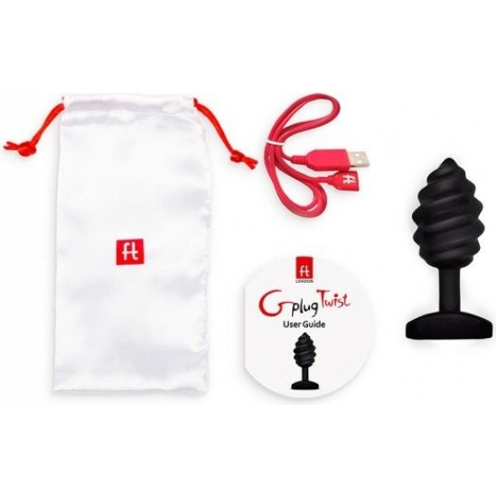 G-Vibe GPLUG TWIST WITH VIBRATION BLACK