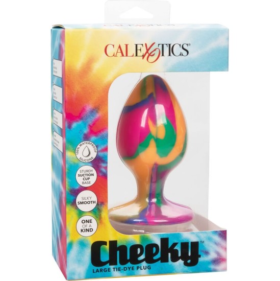 Calexotics CHEEKY LARGE TIE-DYE PLUG ANAL