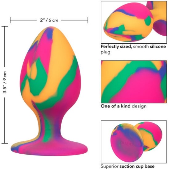 Calexotics CHEEKY LARGE TIE-DYE PLUG ANAL