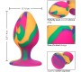 Calexotics CHEEKY LARGE TIE-DYE PLUG ANAL