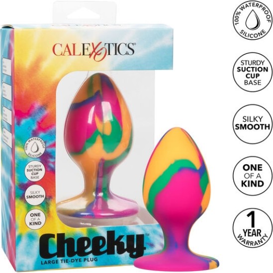 Calexotics CHEEKY LARGE TIE-DYE PLUG ANAL