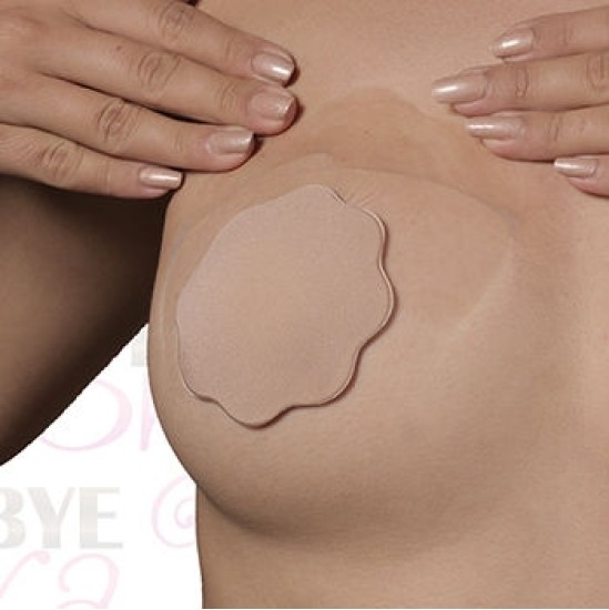 Bye Bra - Tapes BYE-BRA - BREASTS ENHANCER + NIPPLE COVERS SILK CUP D/F