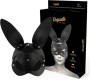Coquette Accessories COQUETTE CHIC DESIRE - VEGAN LEATHER MASK WITH BUNNY EARS