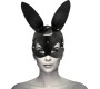Coquette Accessories COQUETTE CHIC DESIRE - VEGAN LEATHER MASK WITH BUNNY EARS