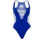 Leg Avenue Teddies LEG AVENUE - BODY THONG RACERBACK BLUE