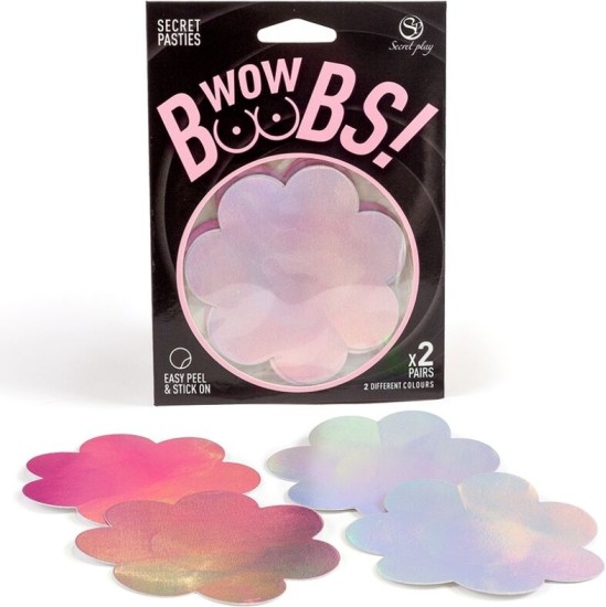 Secretplay 100% Fetish SECRET PLAY - WOW BOOBS! FLOWER NIPPLE COVERS