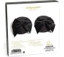 Bijoux Burlesque Pasties BIJOUX - BURLESQUE SHINY NIPPLE COVERS WITH BOW