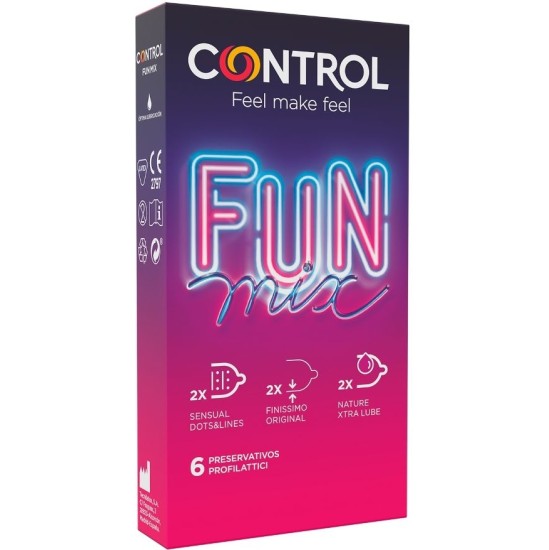 Control Condoms CONTROL - FEEL FUN MIX 6 UDS