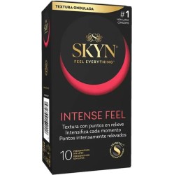 Skyn INTENSE FEEL TEXTURED CONDOM WITH WAVY DESIGN 10 UNITS