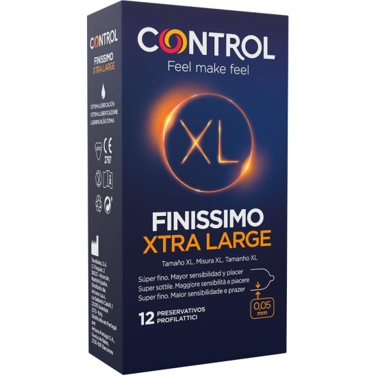Control Condoms CONTROL - FINISSIMO XL CONDOMS 12 UNITS