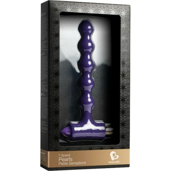Rocks-Off ANAL PLUG WITH VIBRATION AND RIVERLES PETITE SENSATIONS PEARLS