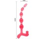 Baile Anal BAILE - BENDY TWIST RED ANAL BALLS