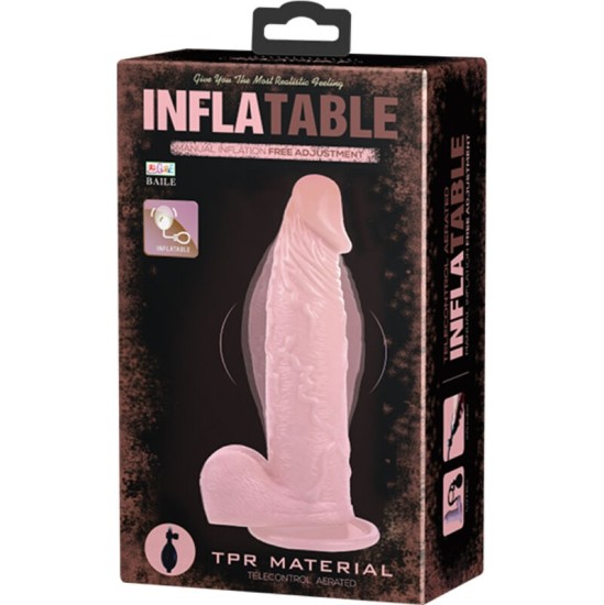 Baile Dildos DANCE - REALISTIC INFLATABLE DILDO WITH SUCTION CUP 15 CM