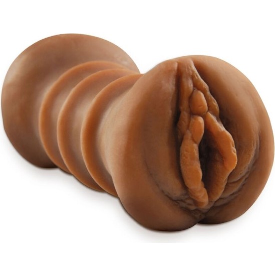 Fetish Fantasy Extreme REALISTIC DOUBLE ENTRY MASTURBATOR VAGINA & ANO BROWN